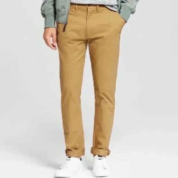 Men's Every Wear Slim Fit Chino Pants - Goodfellow & Co - Picture 1 of 1